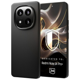 Etui 3MK Matt Case do Redmi Note 14 Pro+, czarne