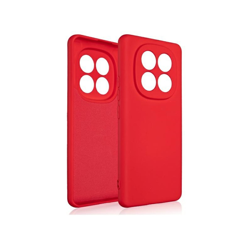 Etui Beline Silicone do Xiaomi Redmi Note 14 Pro+ 5G czerwony