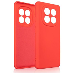 Etui Beline Silicone do Xiaomi Redmi Note 14 Pro+, czerwone