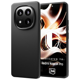 Etui 3MK Matt Case do Redmi Note 14 Pro, czarne