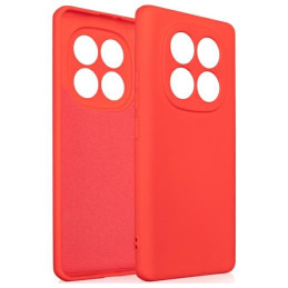 Etui Beline Silicone do Xiaomi Redmi Note 14 Pro, czerwone