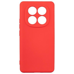 Etui Beline Silicone do Xiaomi Redmi Note 14 Pro, czerwone