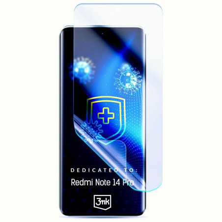 Folia ochronna 3mk SilverProtection+ do Redmi Note 14 Pro, montowana na mokro
