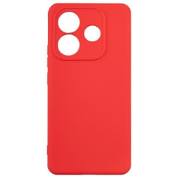 Etui Beline Silicone do Xiaomi Redmi Note 14, czerwone