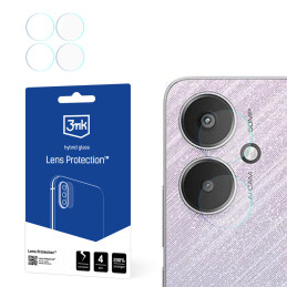 Szkło na obiektyw aparatu 3mk Lens Protection do Redmi 13C 5G, 4szt