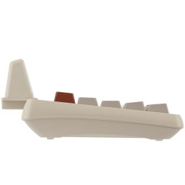 Klawiatura mechaniczna Epomaker RT65 Wisteria Linear Switch szaro-biały/grey-white