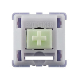 Klawiatura mechaniczna Epomaker RT65 Wisteria Linear Switch szaro-biały/grey-white