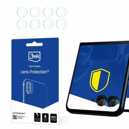 Szkło na obiektyw aparatu 3mk Lens Protection do Motorola Razr 50 (front), 4szt