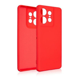 Etui Beline Silicone do Motorola Edge 50 Pro czerwone