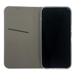 Etui Smart Magnet book do Motorola Edge 50 Pro czerwone