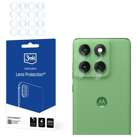 Szkło na obiektyw aparatu 3mk Lens Protection do Motorola Edge 60, 4szt