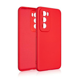 Etui Beline Silicone do Oppo Reno 12 Pro 5G czerwone