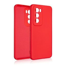 Etui Beline Silicone do Oppo Reno 12 5G czerwone