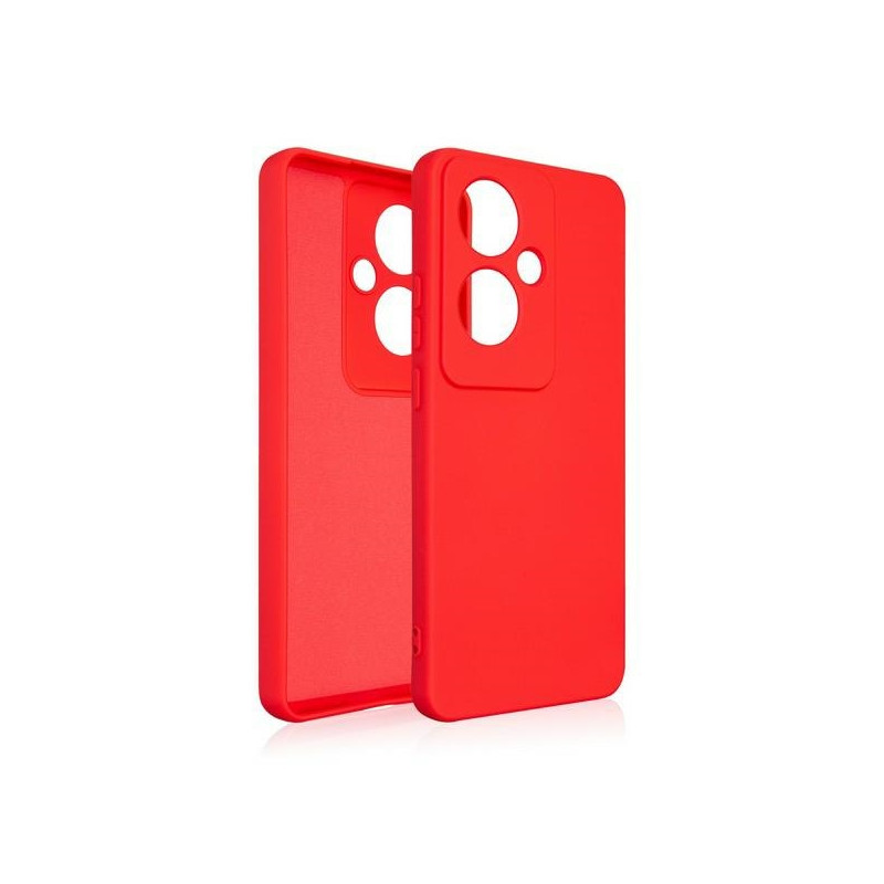 Etui Beline Silicone do Oppo Reno 11F czerwone