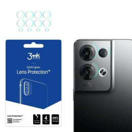 Szkło na obiektyw aparatu 3mk Lens Protection do Oppo Reno 8 Pro, 4szt