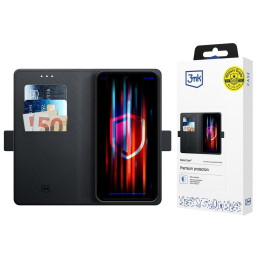 Etui 3MK Wallet Case do Galaxy A17 5G, czarne