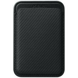 Portfel magnetyczny PITAKA Woven Wallet  MagSafe do telefonu czarno szary