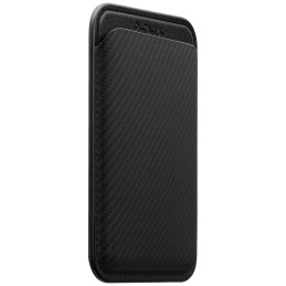 Portfel magnetyczny PITAKA Woven Wallet  MagSafe do telefonu czarno szary