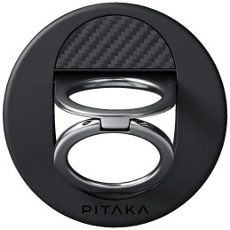 Uchwyt magnetyczny PITAKA MagEZ Grip 3   MagSafe do telefonu czarno szary
