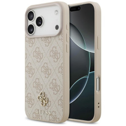 Etui Guess 4G Small 4G and Classic MagSafe do iPhone 17 Pro Max różowy