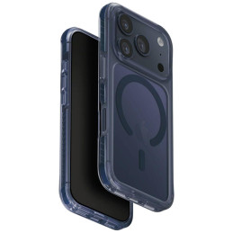 Etui UNIQ Combat do MagSafe do iPhone 17 Pro, niebieski