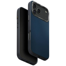 Etui UNIQ Lyden DS do MagSafe do iPhone 17 Pro Max, niebiesko/czarny