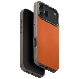 Etui UNIQ Lyden DS do MagSafe do iPhone 17 Pro Max, pomarańczowo/szary