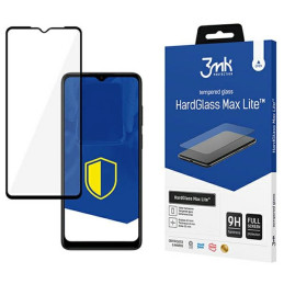 Szkło hartowane 3MK HardGlass Max Lite do Motorola Moto E22, czarna ramka