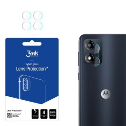 Szkło na obiektyw aparatu 3mk Lens Protection do Motorola Moto E13, 4szt