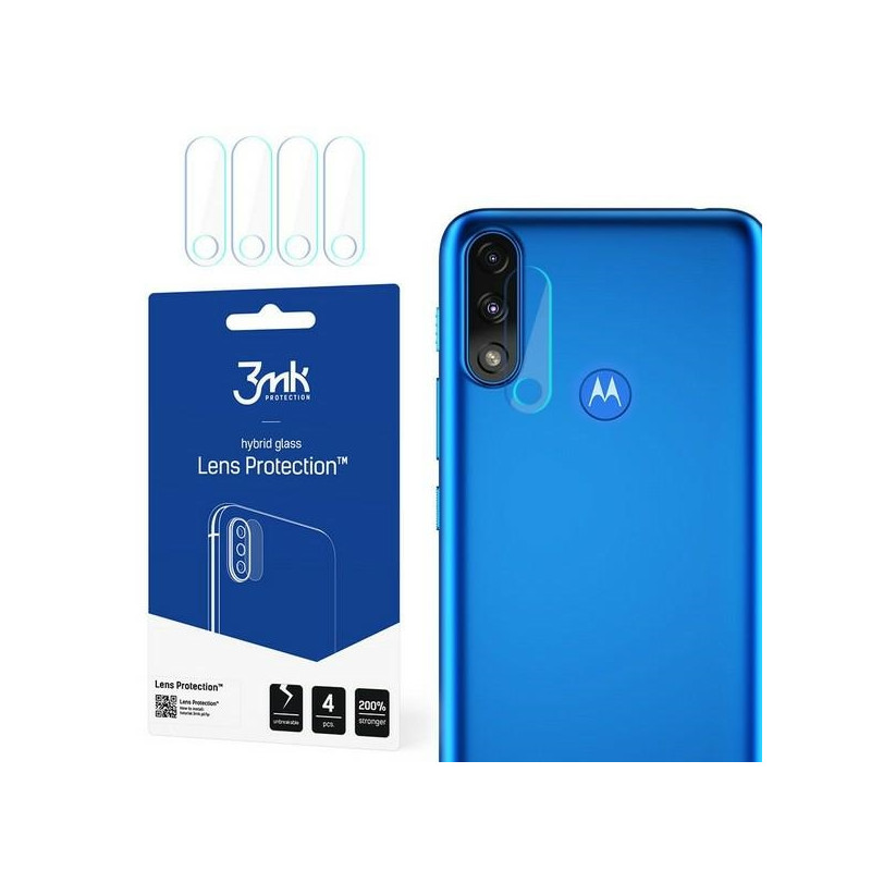 Szkło na obiektyw aparatu 3mk Lens Protection do Motorola Moto E7 Power, 4szt