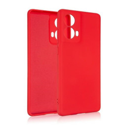 Etui Beline Silicone do Motorola Moto G85 5G czerwone
