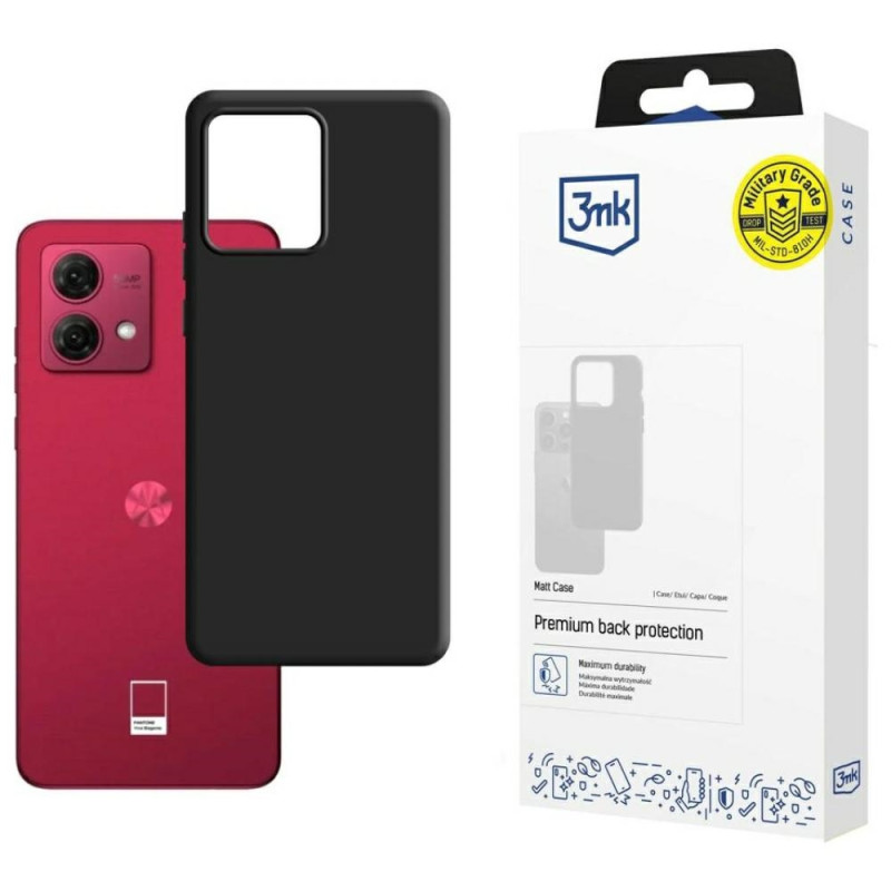 Etui 3MK Matt Case do Motorola Moto G84 5G, czarne