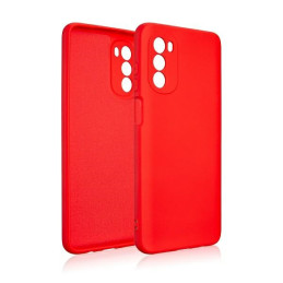 Etui Beline Silicone do Motorola Moto G82 5G czerwone