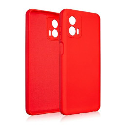 Etui Beline Silicone do Motorola MOTO G73 czerwone