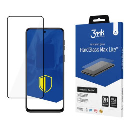 Szkło hartowane 3MK HardGlass Max Lite do Motorola Moto G54/Power Edition, czarna ramka
