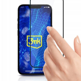 Szkło hartowane 3MK HardGlass Max Lite do Motorola Moto G54/Power Edition, czarna ramka