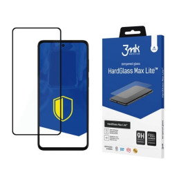Szkło hartowane 3MK HardGlass Max Lite do Motorola Moto G52, czarna ramka