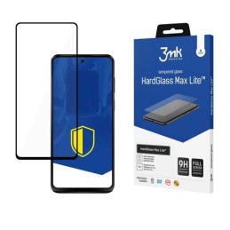 Szkło hartowane 3MK HardGlass Max Lite do Motorola Moto G14 , czarny/black