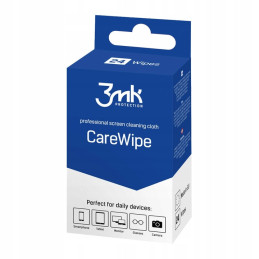 Nawilżone ściereczki do ekranów 3mk Care Wipe 24 szt.
