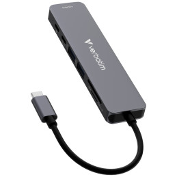 Adapter Hub Verbatim HDMI / USB-C3.2 / USB-C / 2xUSB-A 3.2 / SD / microSD
