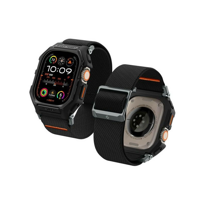 Etui z paskiem Spigen Lite Fit Pro do Apple Watch Ultra 2/1 49mm, czarny