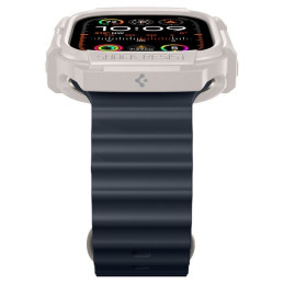 Etui z paskiem Spigen Rugged Armor Pro do Apple Watch Ultra (1/2) 49mm, beżowe