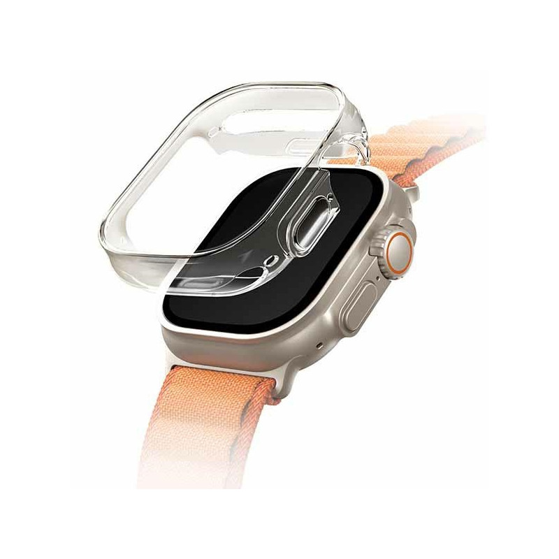 Etui UNIQ Garde do Apple Watch Ultra/Ultra 2 49mm, przezroczysty/clear