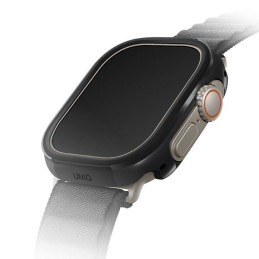 Etui ramkowe UNIQ Valencia do Apple Watch Ultra/ Ultra 2 49mm czarne