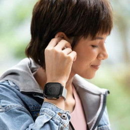 Etui ramkowe UNIQ Valencia do Apple Watch Ultra/ Ultra 2 49mm czarne