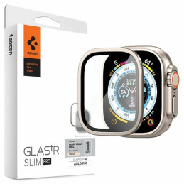 Szkło ramkowe Spigen Glas.tR Slim Pro do Apple Watch Ultra (49mm) Titanium