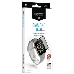 Szkło Harowane MS Diamond Glass Edge 3D 2.5D do Apple Watch Ultra/Ultra 2 49mm srebrne