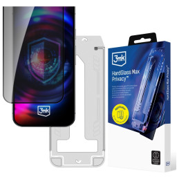 Szkło hartowane 3MK HardGlass Max Privacy z aplikatorem do Samsung Galaxy S25 Ultra