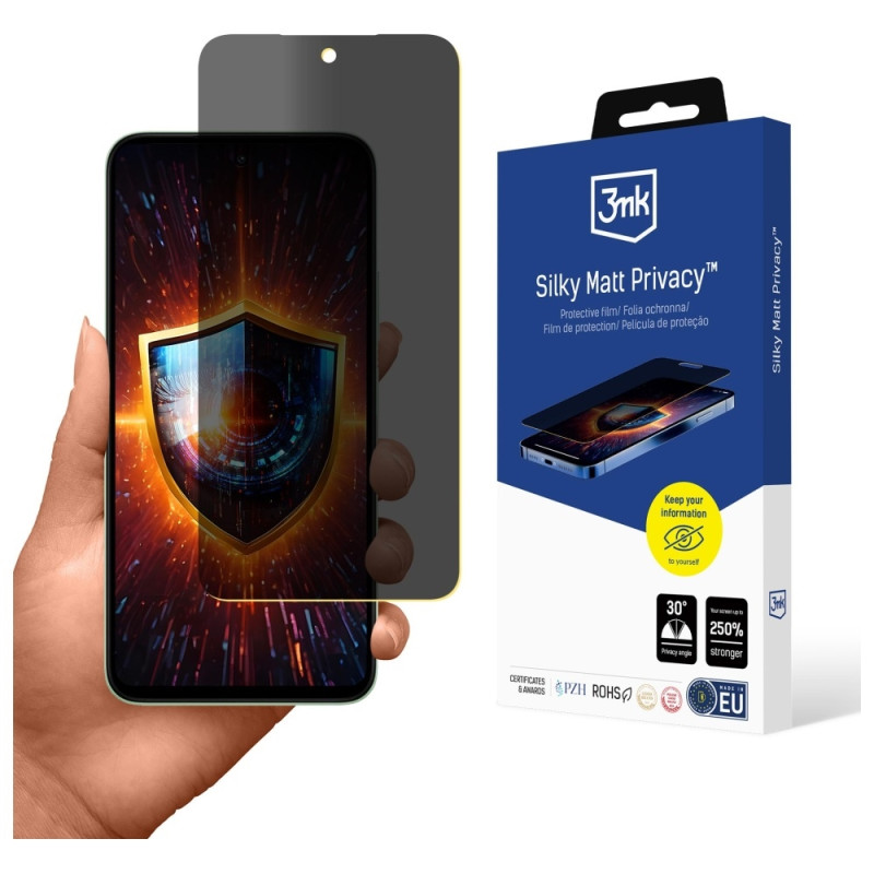 Folia prywatyzująca 3MK Silky Matt Privacy do Xiaomi Redmi 15 4G/ 15 5G