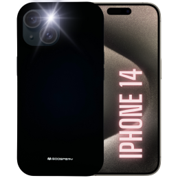 Etui Mercury Silicone do iPhone 14, czarne